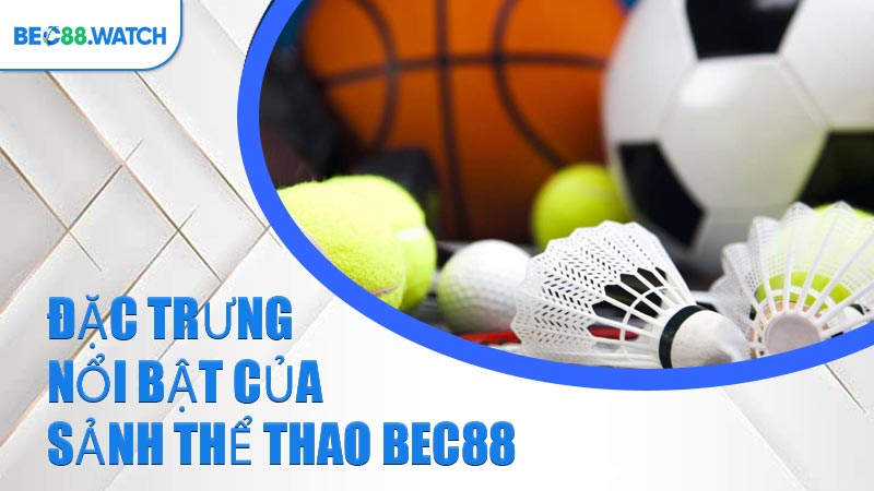 Đặc trưng nổi bật của sảnh Thể Thao BEC88